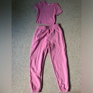 Garage Matching Set ~ Cropped Tee & Joggers